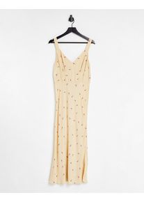 Whistles Romantic Floral Rachael midi dress in cream-Multi