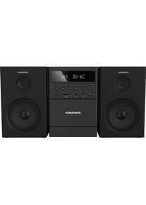Grundig , Microanlage »MS 300«, (Bluetooth FM-Tuner 40 W) , schwarz , 40 Stationsspeicher