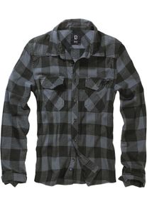 Brandit Checkshirt Hemd schwarz/grau
