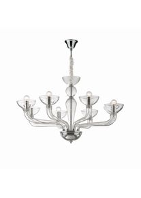 Ideal Lux CASANOVA Żyrandol Chrom, 8-punktowe