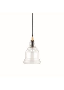 Ideal Lux GRETEL Lampa Wisząca Brązowy, Czarny, 1-punktowy