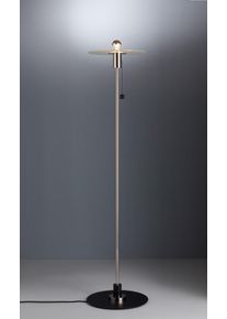 BST 23 Tecnolumen Lampadaire Nickel mat, Noir, 1 lumière