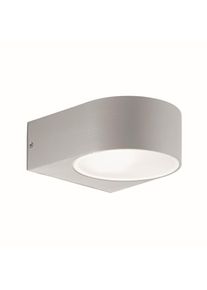 Ideal Lux IKO Aussenwandleuchte Grau, 1-flammig