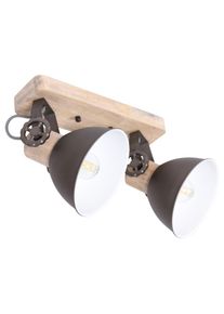 Steinhauer Gearwood Lampa Sufitowa Jasne drewno, 2-punktowe