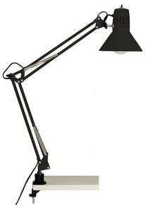 Brilliant Hobby Bureauklem licht Zwart, 1-licht