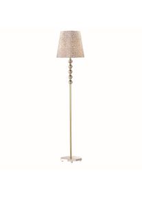 Ideal Lux QUEEN Stehleuchte Gold, Transparent, Klar, 1-flammig
