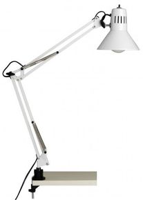 Brilliant Hobby Bureauklem licht Wit, 1-licht