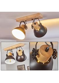 hofstein Ceiling Light Orny anthracite, Light wood, 2-light sources