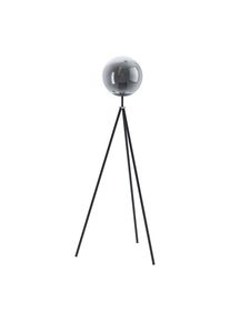 EGLO ISORELLA Lampada da terra Cromo, Nero, 1-Luce