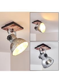 hofstein Hora Ceiling Light Light wood, silver, 1-light source