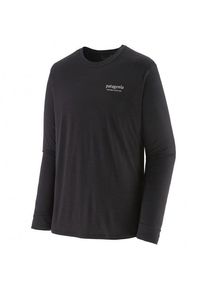 Patagonia L/S Cap Cool Merino Graphic Shirt Merinoshirt Heren (XS |zwart)