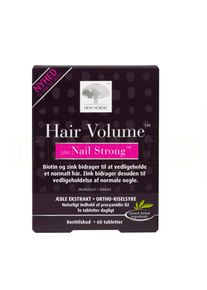 New Nordic Hair Volume Plus Nails Strong - 60 Tabletter