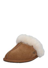 UGG Australia UGG, Damer, Hjemmesko 'SCUFFETTE II', Creme / Lysebrun / Sort, St&oslash;rrelse 5