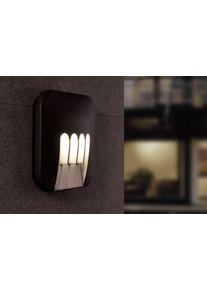 Lutec MASK outdoor wall light LED anthracite, 4-light sources