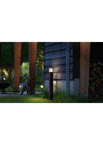 Borne lumineuse Philips Stock LED Anthracite, 1 lumière