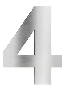 Numéros de maison LCD 4 Acier inoxydable