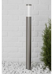 Borne lumineuse Brilliant Bergen LED Acier inoxydable, 1 lumière