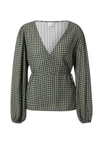 Kauf Dich Glücklich Dames Blouse donkergroen / zwart S