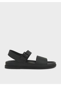 Buckle Strap Flatform Sandals