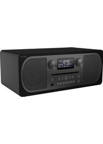 pure , Stereoanlage »Evoke C-D6«, (Bluetooth Digitalradio (DAB+)-UKW mit RDS 20 W) , schwarz