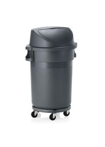 ich-zapfe Afvalbak met trolley en schuifdeksel, 120L