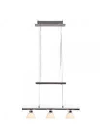 Brilliant Tonja pendant light LED chrome, 3-light sources