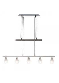 Brilliant Lea pendant light white, 5-light sources