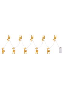 Guirlande Globo BAILY LED Or, 10 lumières
