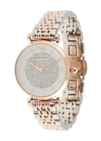 Emporio Armani Dames Analoog horloge 'AR1926' goud / zilver / wit One Size