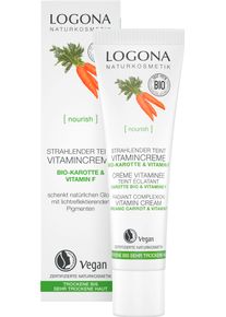 Logona , Tagescreme &raquo;nourish Strahl. Teint Vit.Creme&laquo; , farblos , NaTrue zertifizierte Naturkosmetik mit veganer Formel