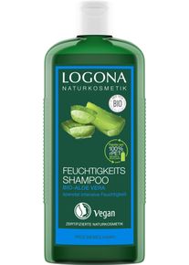 Logona , Haarshampoo &raquo;Feuchtigkeits-Shampoo Bio-Aloe Vera&laquo; , NaTrue zertifizierte Naturkosmetik mit veganer Formel