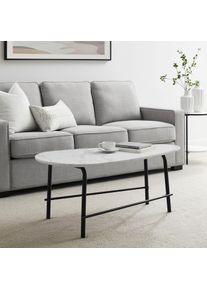 Andas , Couchtisch &raquo;Amatsia&laquo;, Tischplatte aus pflegeleitem MDF mit Folie, Gestell aus Metall, in verschiedenen Gr&ouml;&szlig;en erh&auml;ltlich, H&ouml;he 45 cm , schwarz