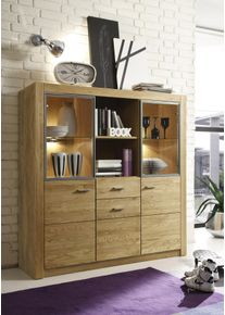 Inosign , Highboard »HARTFORD«, Breite ca. 137 cm , braun