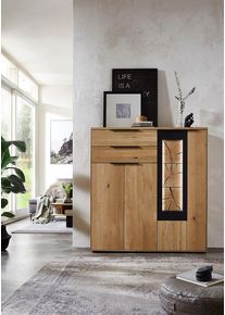 WÖSTMANN MARKENMÖBEL , Highboard, Modell 4253 und 4253B, wahlweise mit Beleuchtung