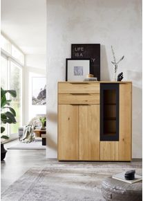 WÖSTMANN MARKENMÖBEL , Highboard, Modell 4213 und 4213B, wahlweise mit Beleuchtung