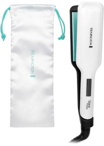 Remington Glätteisen »s8550 Breiter Shine Therapy Haarglätter«, Keramik-Beschichtung blau, Hochwertige Keramikbeschichtung angereichert mit...