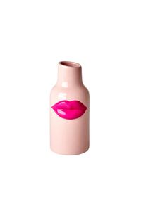 Rice - Ceramic Vase - Fuchsia Lips Small