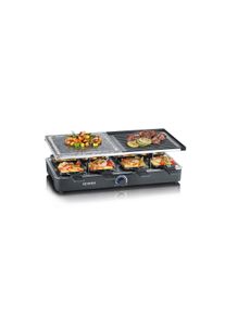 Severin , Raclette &raquo;RG 2371&laquo;, 1400 W , schwarz , Stufenlose Temperaturregelung