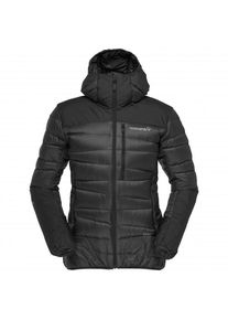 Norr&ouml;na Norrona Womens Falketind Down750 Hood Donsjack Dames (S |zwart)