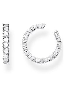 Thomas Sabo Ohrklemme »Herzen, ec0019-001-21« silberfarben, Der etwas andere Ohrschmuck mit Romantik-Touch