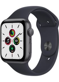 Apple Watch SE (44 mm, Aluminium), Sportuhr + Smartwatch