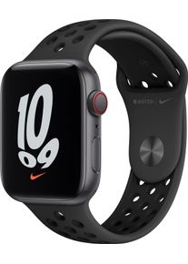 Apple Watch Nike SE (44 mm, Aluminium, 4G), Sportuhr + Smartwatch