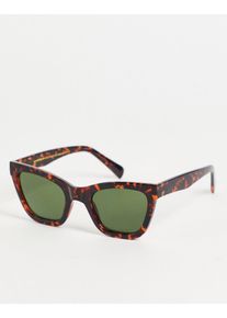 A.Kjaerbede Big Kanye unisex oversized cat eye with soft transition sunglasses in brown tort