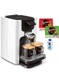 Senseo , Kaffeepadmaschine »Quadrante HD7865/00«, inkl. Gratis-Zugaben im Wert von € 14,- UVP , weiß , Kaffeemaschine