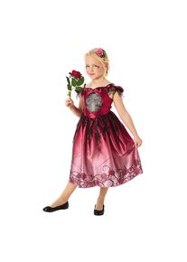Rubies Vestito di Halloween da ragazza con rose e morte