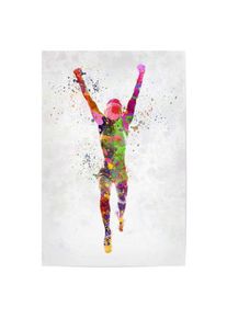 Poster "Watercolor winner runner" artboxONE Plakater - 18x13 cm