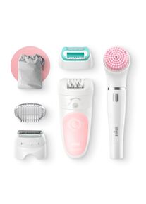 Braun , Epilierer &raquo;Silk-&eacute;pil 5 5-875 4-in-1&laquo; , rosa , Kabellose Nutzung bis zu 50 Minuten. 100 % Wet&Dry. Verwenden Sie das Epilierger&auml;t w&auml;hrend...
