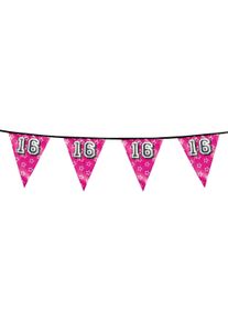 Boland Chaîne de fanion Hologram Sweet 16 600 cm