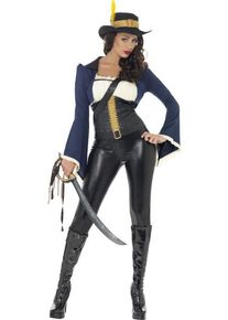 Smiffys Déguisement de mariée pirate sexy Vicky pour femme