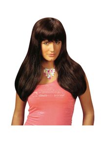 Widmann Perruque Denise cheveux longs marron